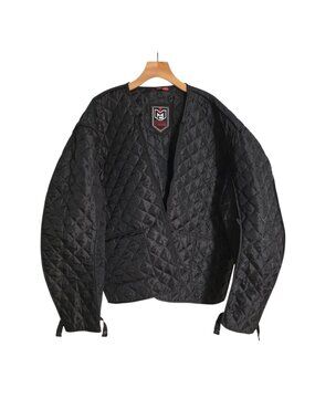 MotoCentric Jacket Liner Black Quilted Full Zip Motorcycle Padded Recon Mens 3XL